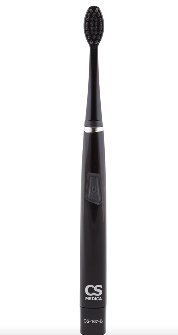 CS Medica SonicMax Зубная щетка электрическая звуковая CS-167-B, щетка зубная электрическая, черная, 1 шт.