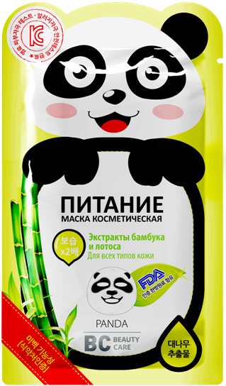 фото упаковки BC Маска для лица питательная Панда