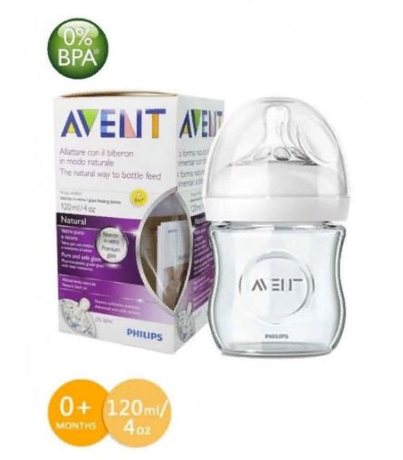 фото упаковки Бутылочка Philips AVENT Natural стеклянная