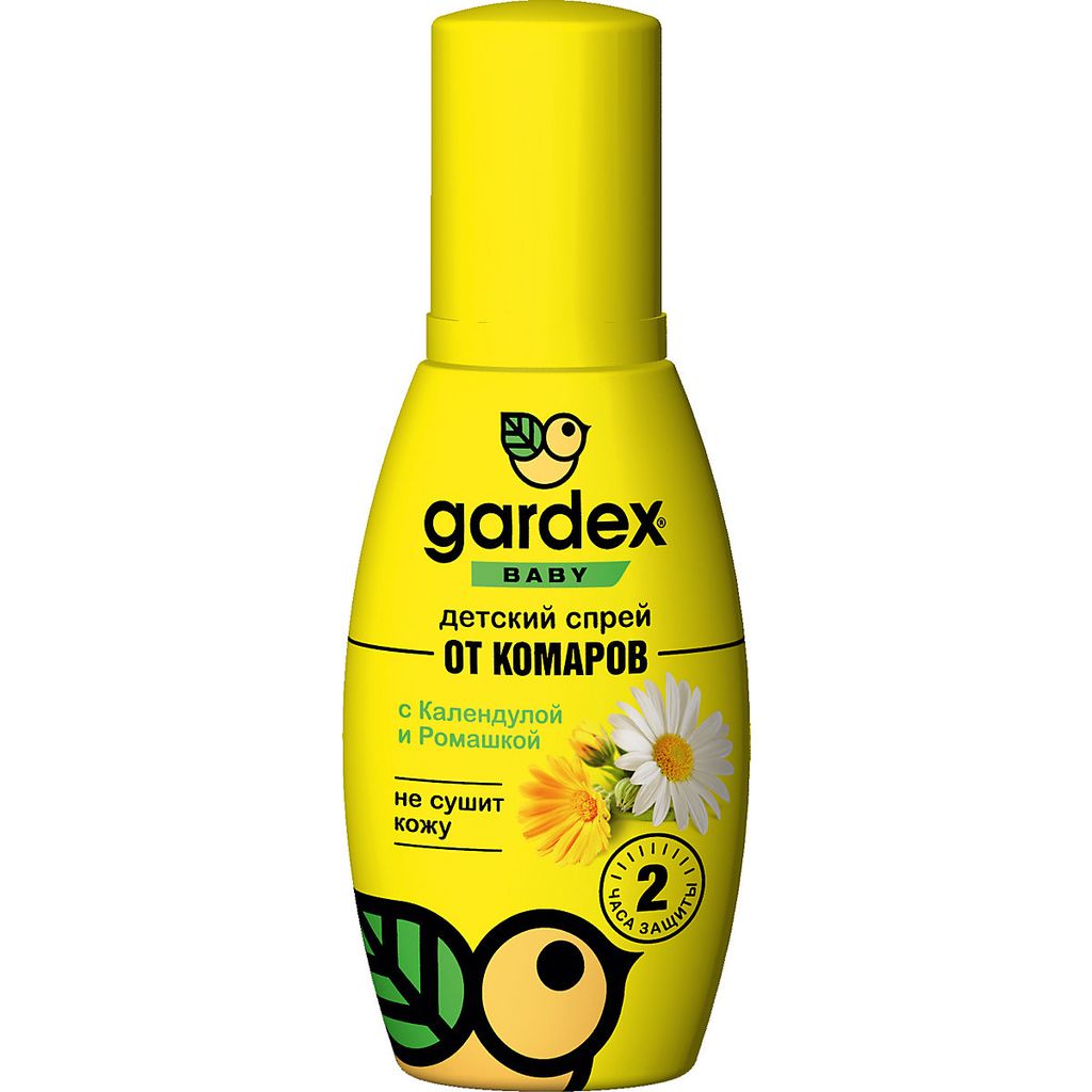 фото упаковки Gardex Baby Спрей от комаров для детей