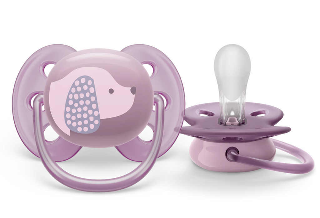 Philips Avent Ultra soft пустышка силиконовая, SCF092/05, 6-18 мес, силиконовая ортодонтическая с футляром, 1 шт.