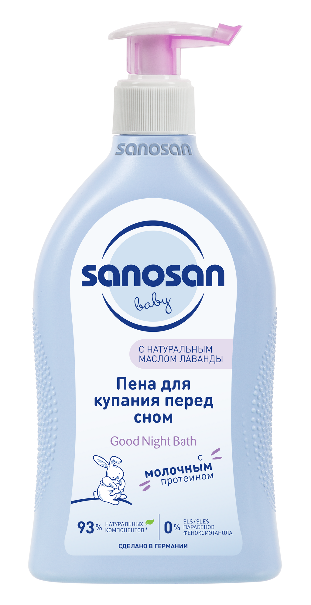 фото упаковки Sanosan Baby Пена для купания Перед сном