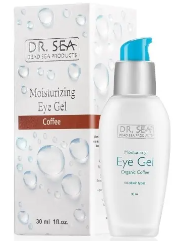 фото упаковки Dr sea Гель для глаз с кофеином увлажняющий