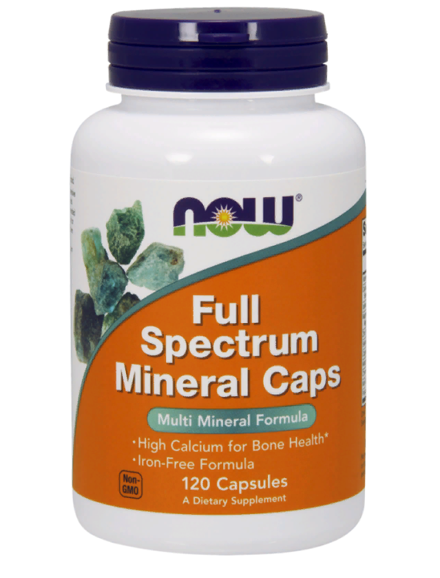 фото упаковки NOW Full Spectrum Mineral Caps Полный спектр минералов