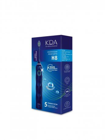 фото упаковки КДА электрическая зубная щетка H8