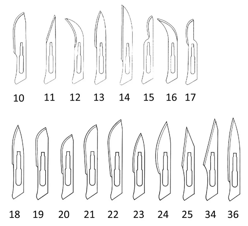 Апексмед Лезвие к скальпелю стерильное, р. 20, из углеродистой стали, 1 шт.