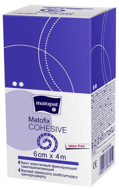 фото упаковки Matopat Matofix Cohesive Бинт фиксирующий