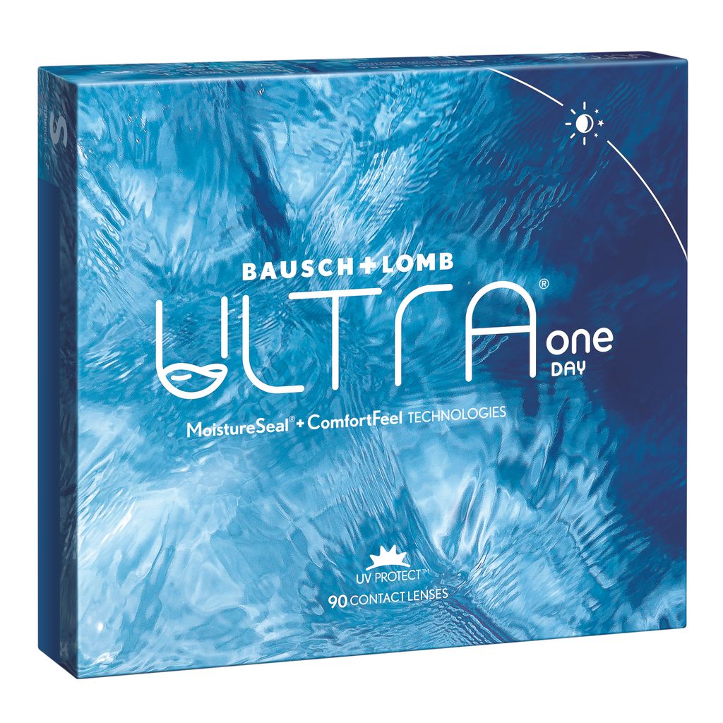 Ultra One Day Мягкие контактные линзы, BC=8.6 d=14.2, D(-2.00), 90 шт.