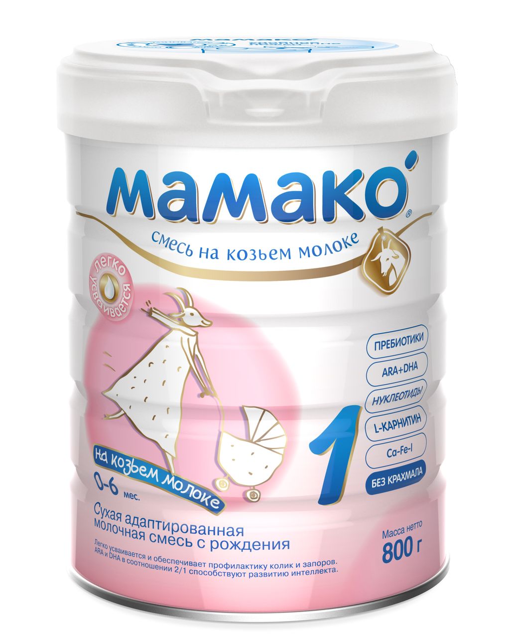 фото упаковки Мамако 1 Premium молочная смесь на основе козьего молока