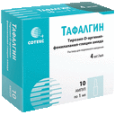 Тафалгин, 4 мг/мл, раствор для подкожного введения, 1 мл, 10 шт.