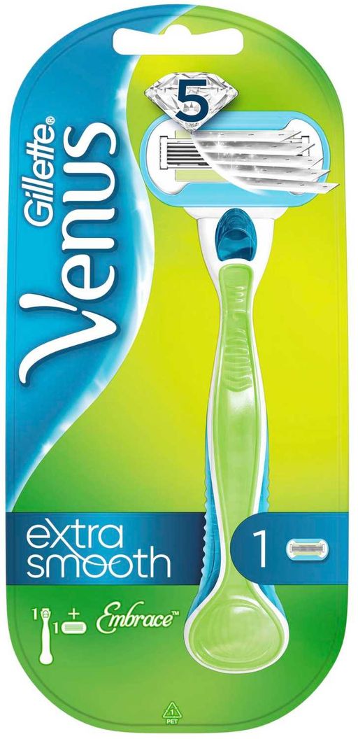 Gillette Venus Extra Smooth женская бритва, бритва, с 1 касетой, 1 шт. цена