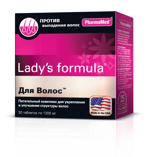 Lady's formula Для волос, таблетки, 30 шт.