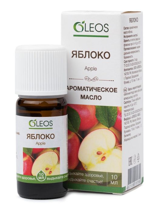 Oleos Масло ароматическое яблоко, 10 мл, 1 шт.
