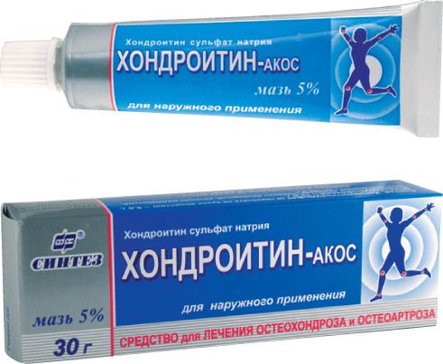 Хондроитин-АКОС, 5%, мазь для наружного применения, 30 г, 1 шт. цена