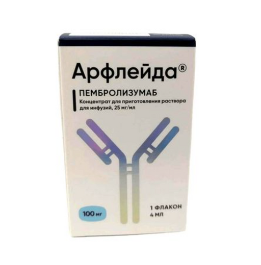 Арфлейда, 25 мг/мл, концентрат для приготовления раствора для инфузий, 4 мл, 1 шт.