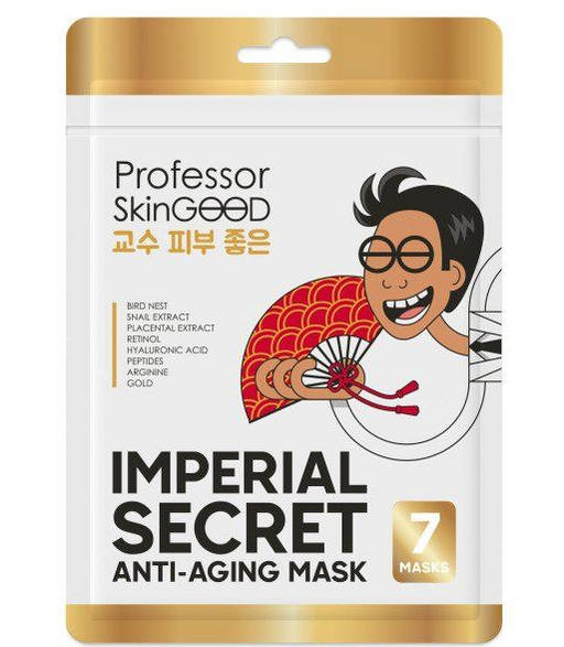 Professor SkinGood Маска для лица Императорский уход, тканевая маска для лица, омолаживающая, 30 мл, 7 шт.
