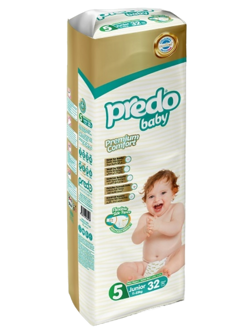 Predo Baby Подгузники для детей, р. 5, 11-25кг, 32 шт.