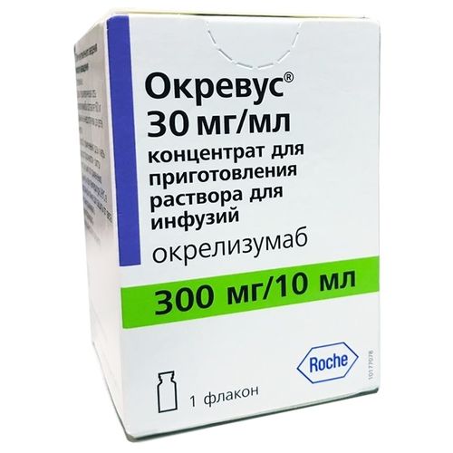Окревус, 30 мг/мл, концентрат для приготовления раствора для инфузий, 10 мл, 1 шт.
