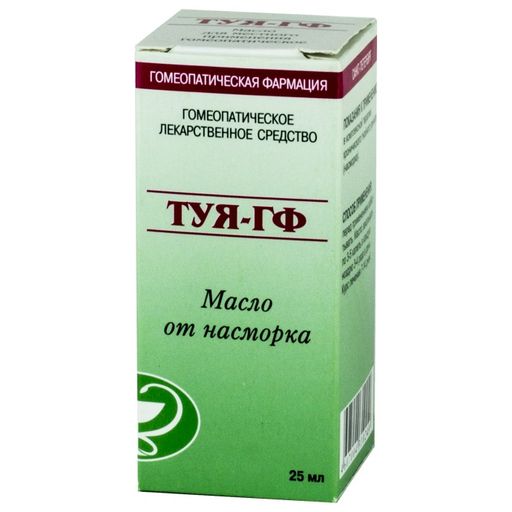 Туя-ГФ, масло для местного применения гомеопатическое, 25 мл, 1 шт. цена