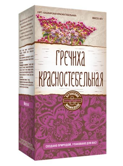 Гречиха красностебельная Кулясово и Мамадыш, сырье растительное, 60 г, 1 шт.