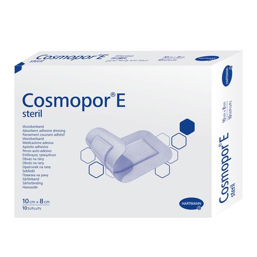 Cosmopor Е Повязка послеоперационная стерильная, 8смх10см, 10 шт. цена